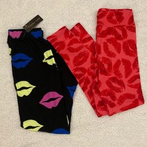 Lips/Lipstick Leggings